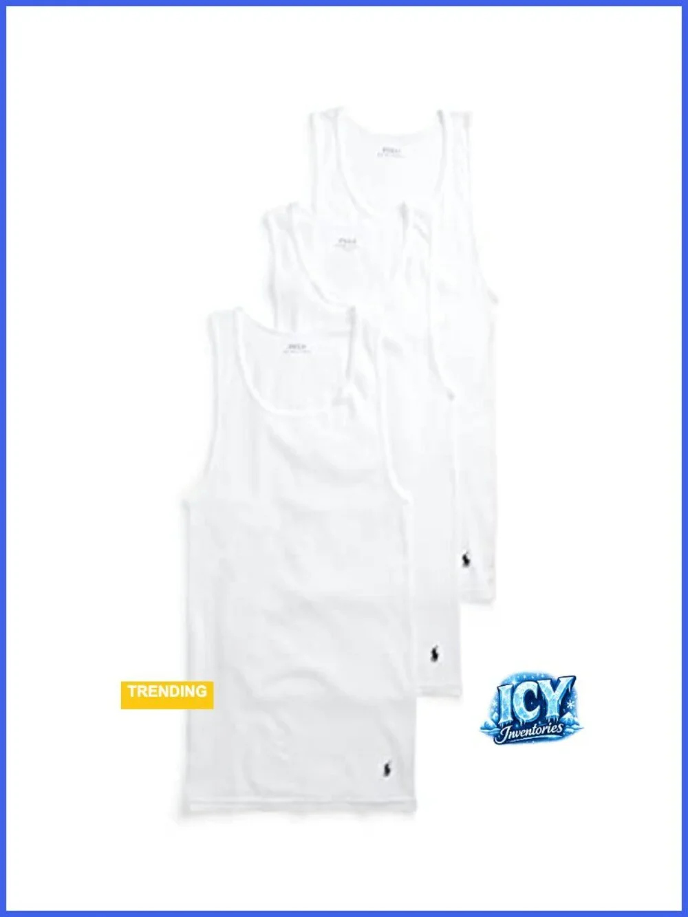 Classic Fit Cotton Tank Tops 3-Pack Moisture-Wicking Undershirts